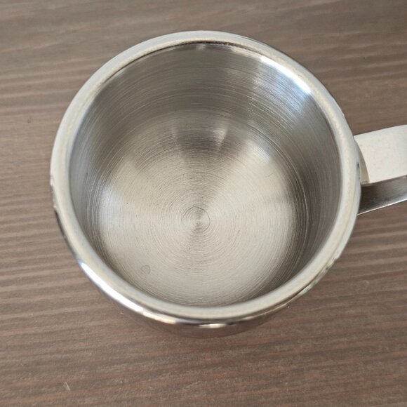 BREVILLE Cafe Roma Espresso Set Cups/Mugs Saucers Stainless Steel Double Wall - Picture 4 of 4